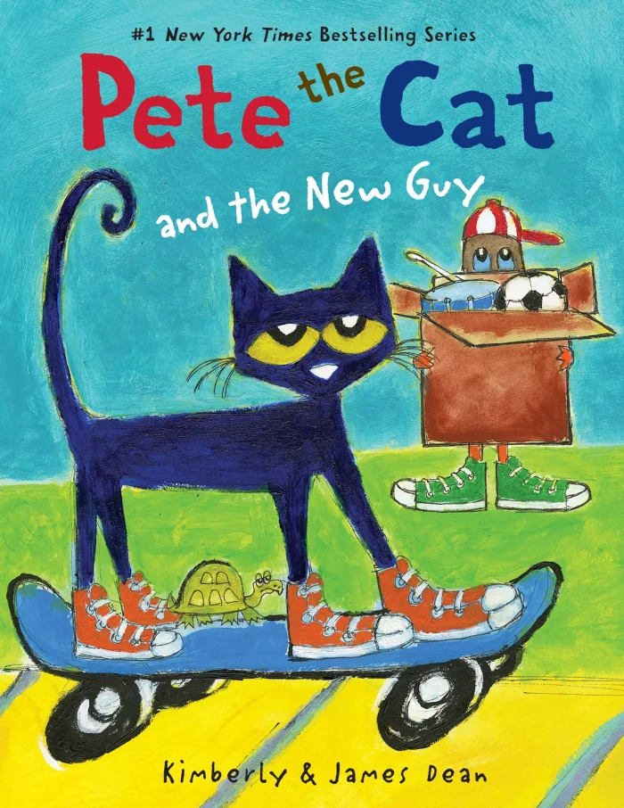 Pete the Cat and the New Guy, anglická kniha