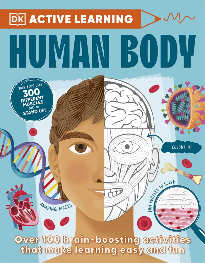 Active Learning Human Body, anglická kniha s úlohami