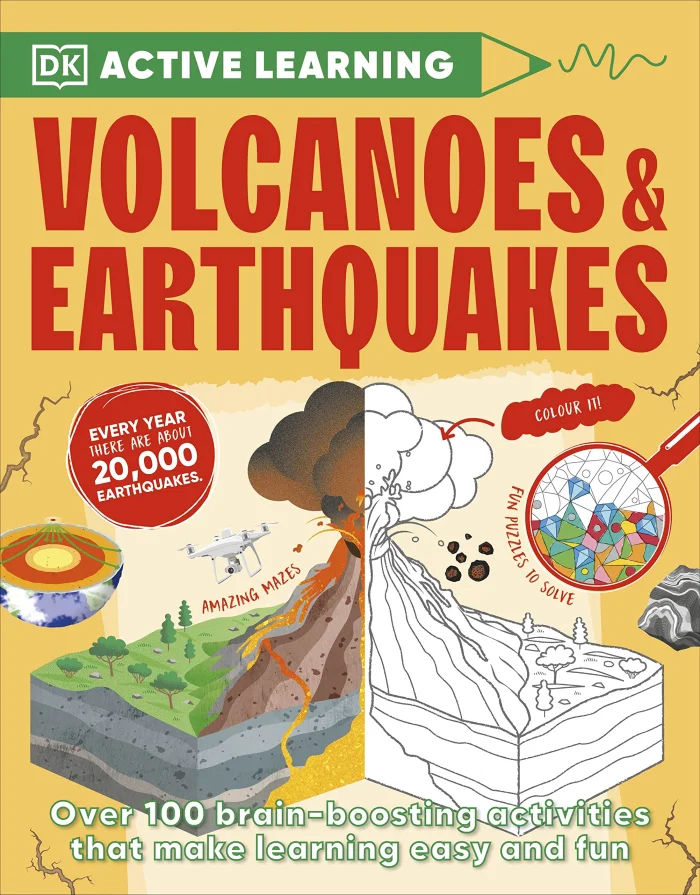 Active Learning Volcanoes and Earthquakes, anglická kniha s úlohami