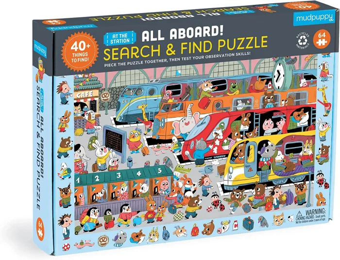 All Aboard! Search & Find Puzzle (64 ks), puzzle