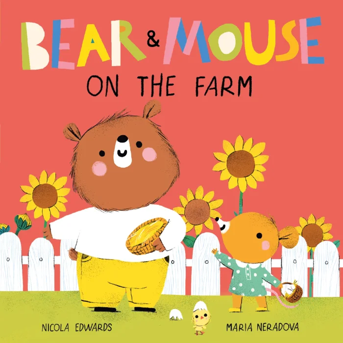 Bear and Mouse On the Farm, anglická kniha - leporelo