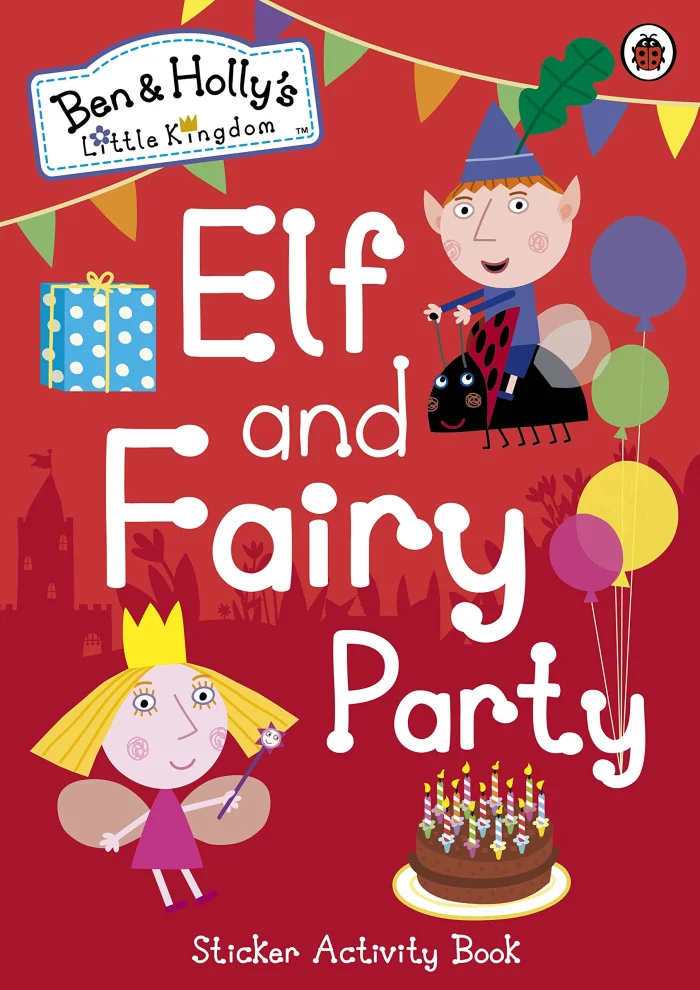 Elf and Fairy Party, nálepkový zošit s úlohami