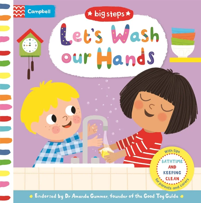 Let's Wash Our Hands, anglická kniha - leporelo