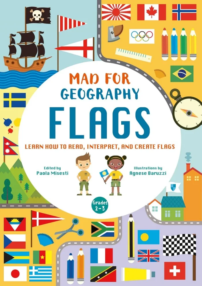 Mad For Geography - Flags, anglická kniha
