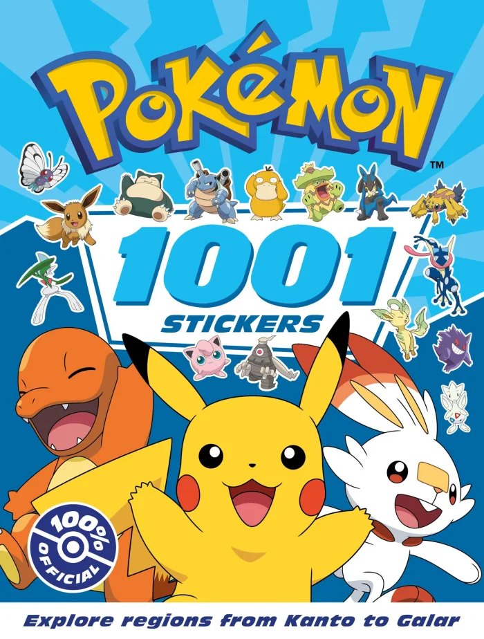 Pokemon: 1001 Stickers, nálepkový zošit