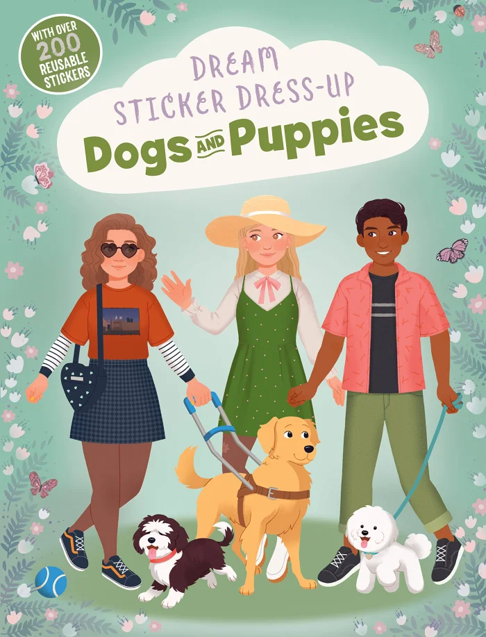 Dogs & Puppies, nálepkový zošit