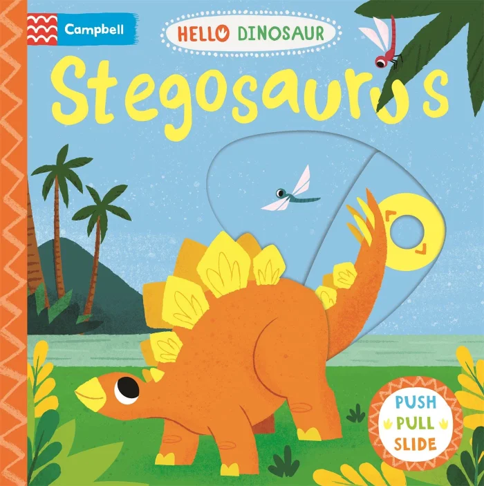 Stegosaurus, anglická kniha - leporelo