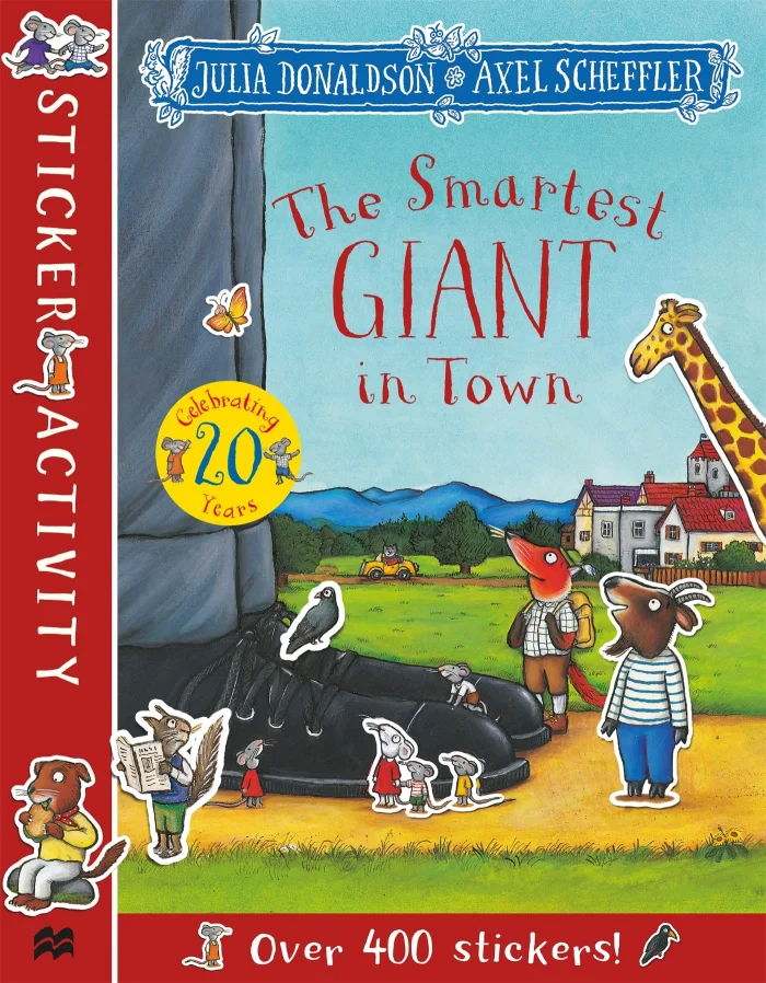 The Smartest Giant in Town Sticker Book, nálepkový zošit s úlohami