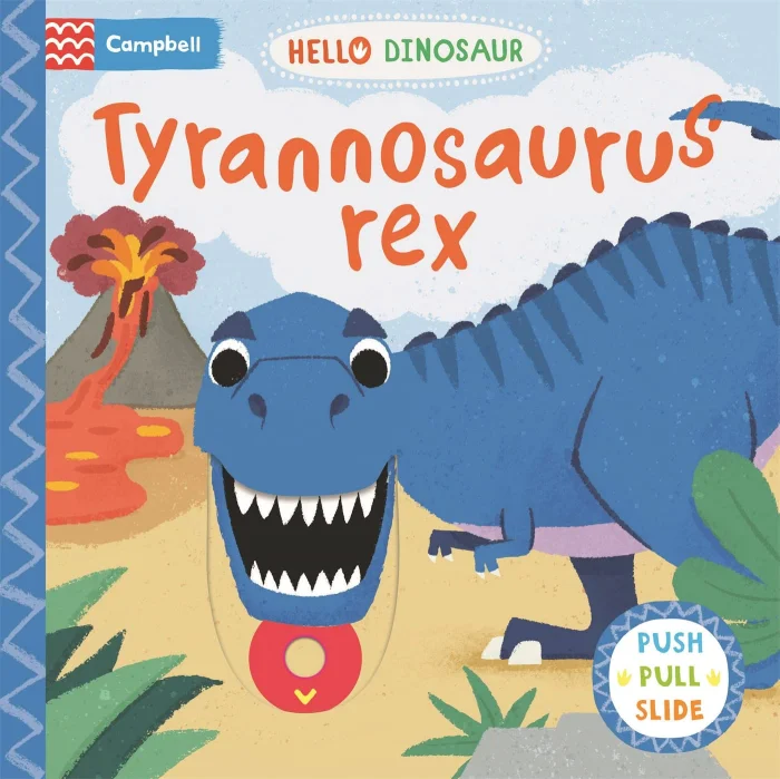 Tyrannosaurus rex, anglická kniha - leporelo