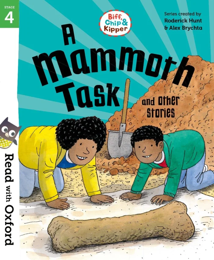 Biff, Chip and Kipper: A Mammoth Task and Other Stories (L6-7), anglická kniha
