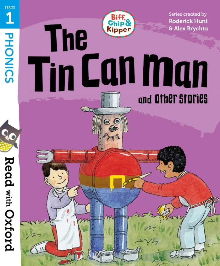 Biff, Chip and Kipper (Phonics): The Tin Can Man and Other Stories (L1), anglická kniha