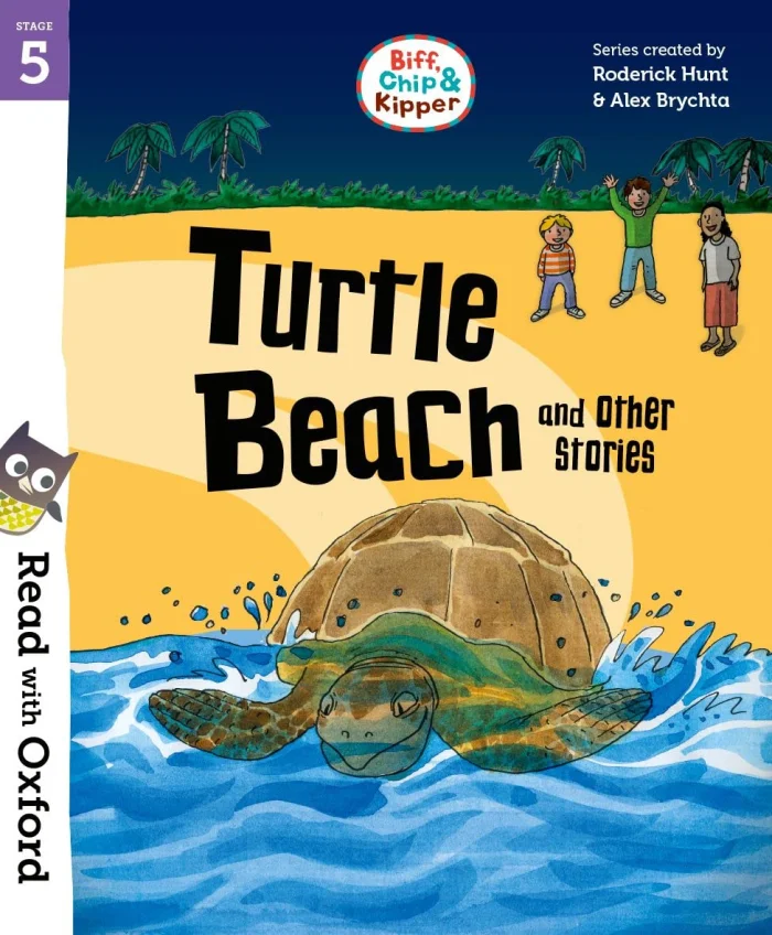Biff, Chip and Kipper: Turtle Beach and Other Stories (L8/9), anglická kniha