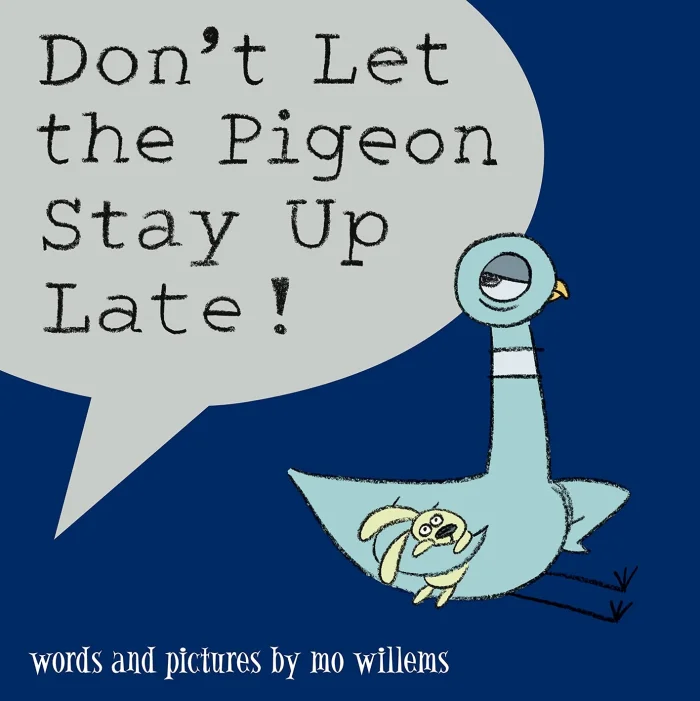 Don't Let the Pigeon Stay Up Late!, anglická kniha