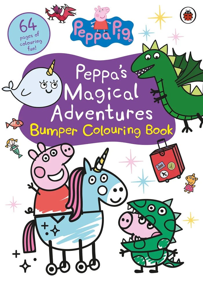 Peppa's Magical Adventures Bumper Colouring Book, omaľovánka