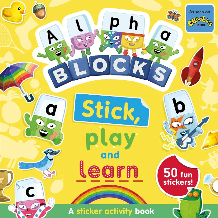 Stick, Play and Learn: A Sticker Activity Book, zošit s úlohami a nálepkami