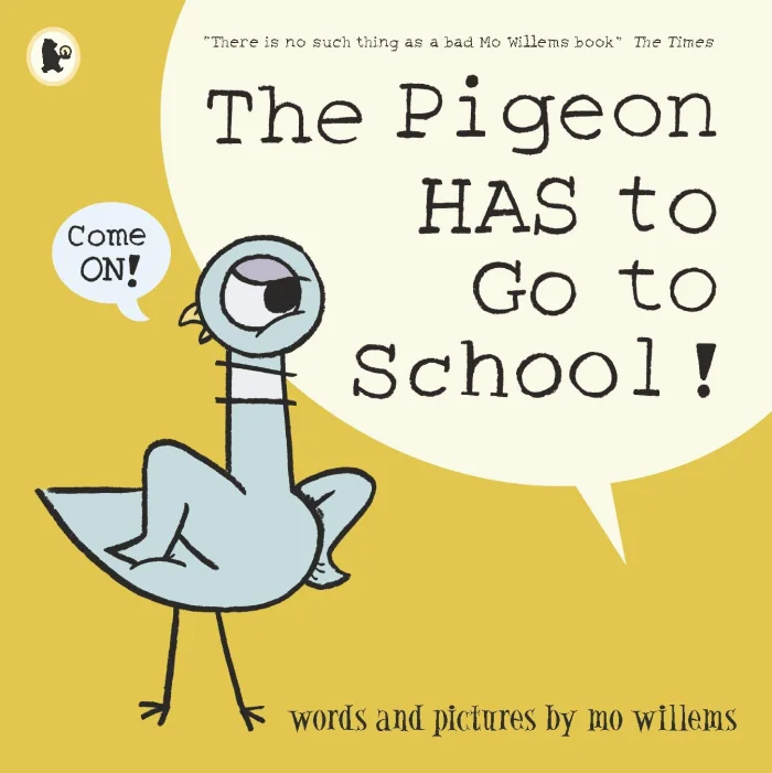The Pigeon HAS to Go to School!, anglická kniha