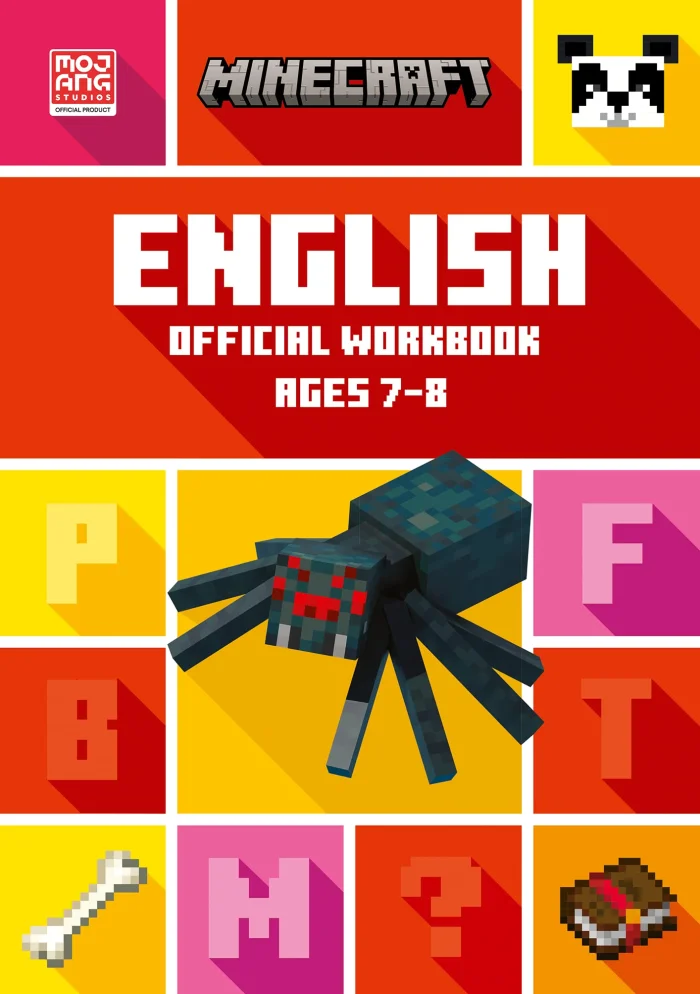 Minecraft English Ages 7-8: Official Workbook, zošit s úlohami