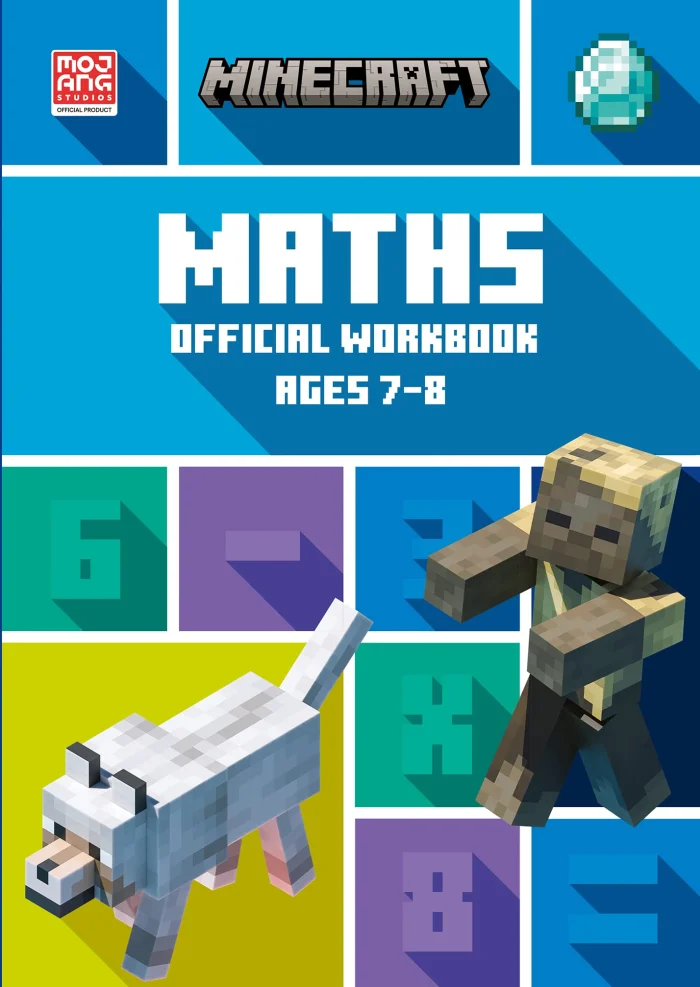 Minecraft Maths Ages 7-8: Official Workbook, zošit s úlohami