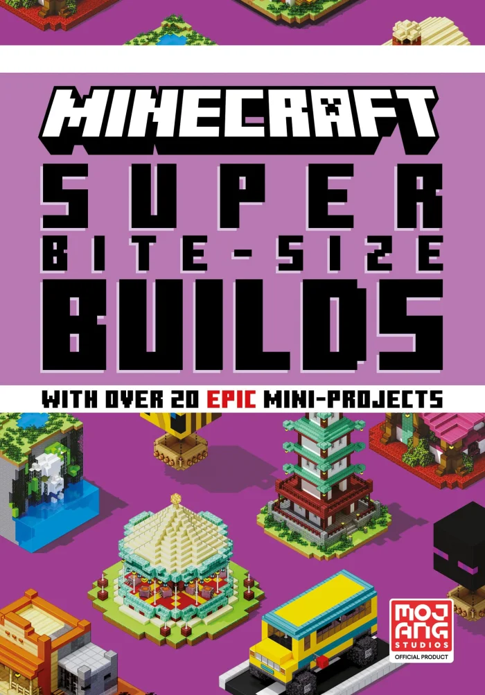 MINECRAFT SUPER BITE-SIZE BUILDS, anglická kniha