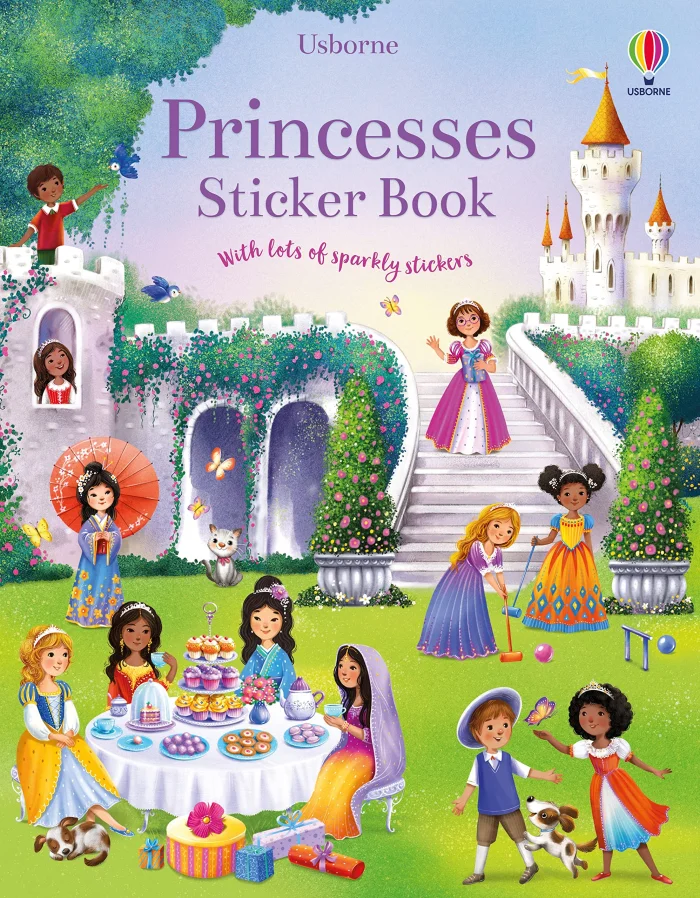 Princesses, nálepkový zošit