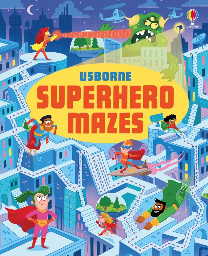 Superhero Mazes, anglická kniha