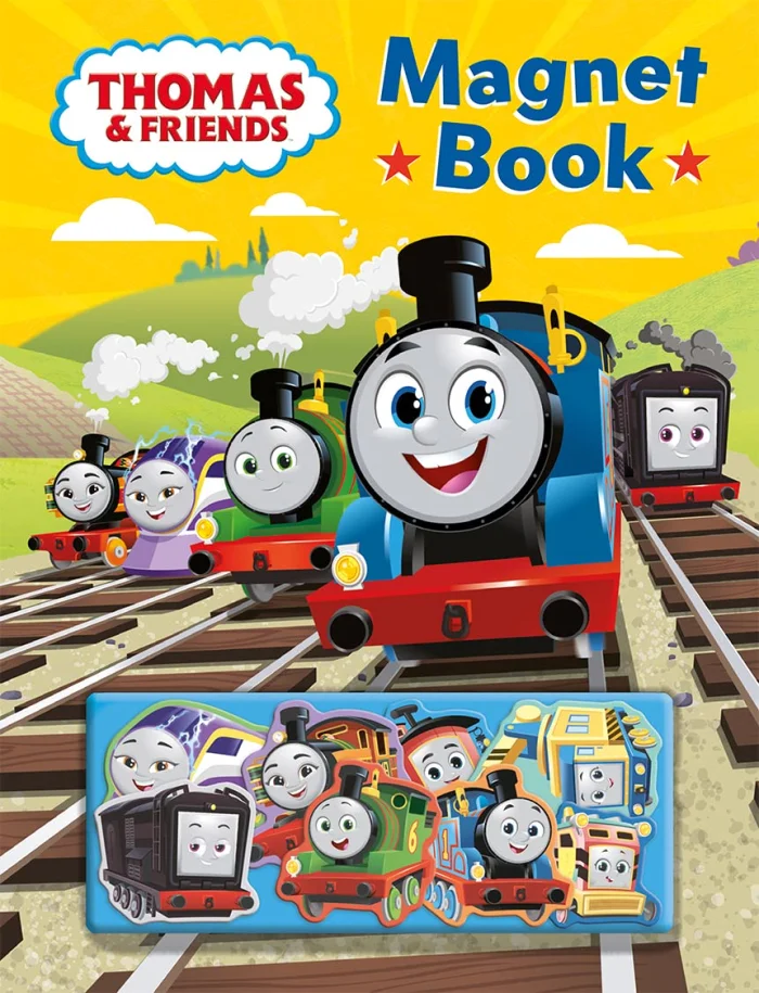 THOMAS & FRIENDS MAGNET BOOK, anglická kniha - leporelo s magnetmi