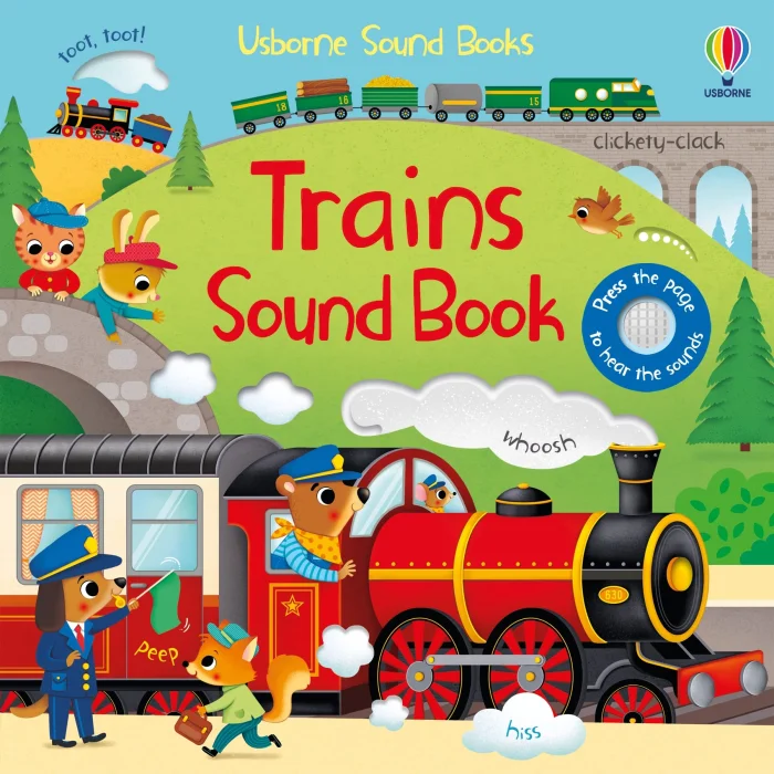 Trains Sound Book, leporelo so zvukmi
