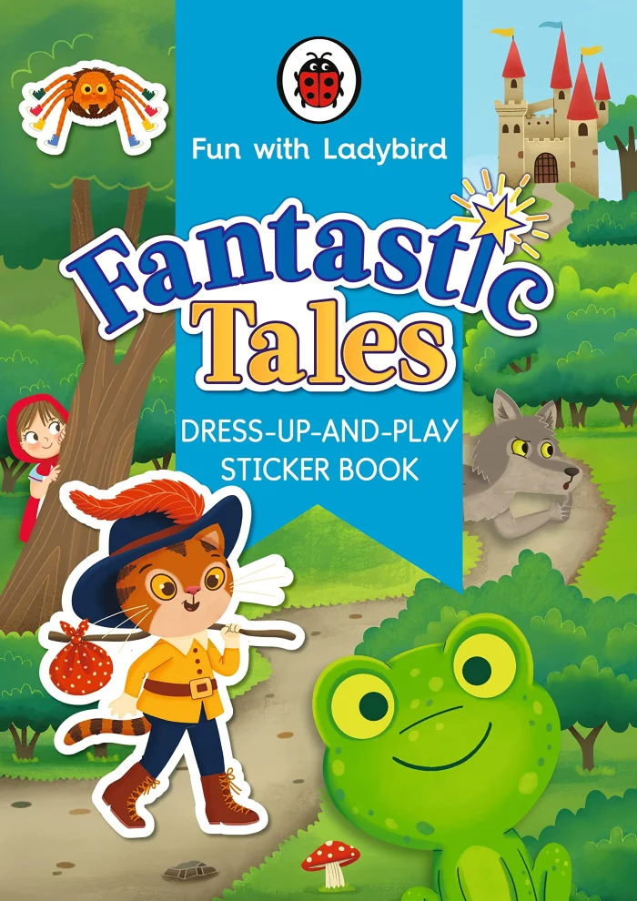 Dress-Up-And-Play Sticker Book: Fantastic Tales, nálepkový zošit s úlohami