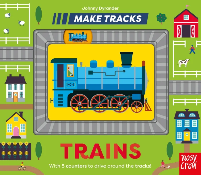 Trains, anglická kniha - leporelo
