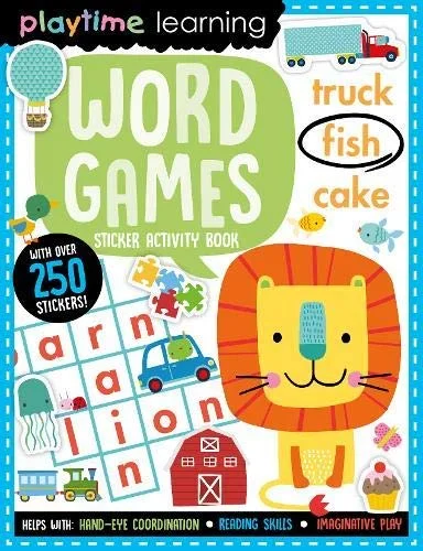 Word Games, nálepkový zošit s aktivitami