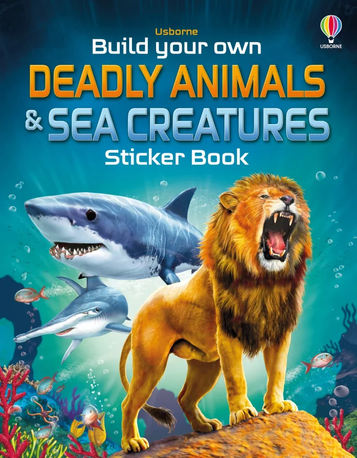 Build Your Own Deadly Animals and Sea Creatures, nálepkový zošit