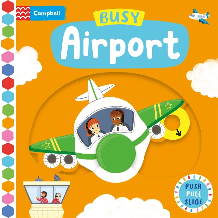 Busy Airport, anglická kniha - leporelo