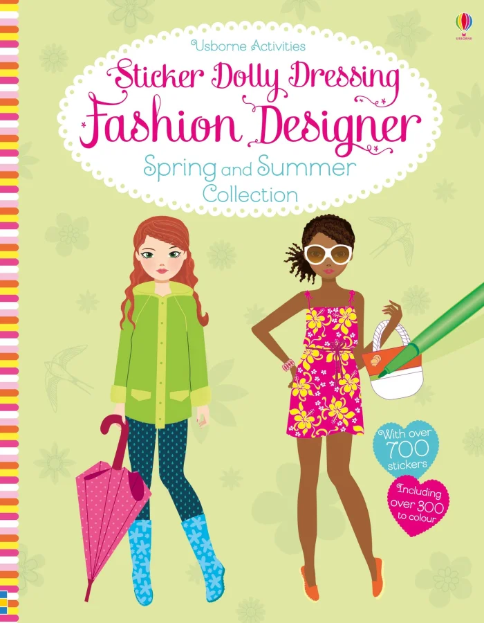 Fashion Designer Spring and Summer Collection, nálepkový zošit