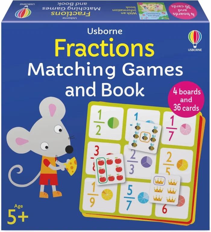 Fractions Matching Games and Book , hra s knihou