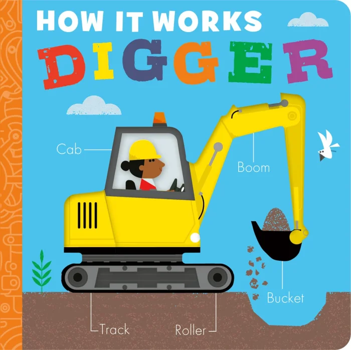 How it Works: Digger, anglická kniha - leporelo