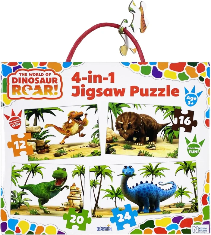 The world of dinosaur Roar! 4 in 1, puzzle