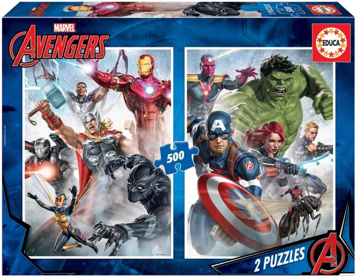 Avengers Marvel 2 in 1 (500 ks), puzzle