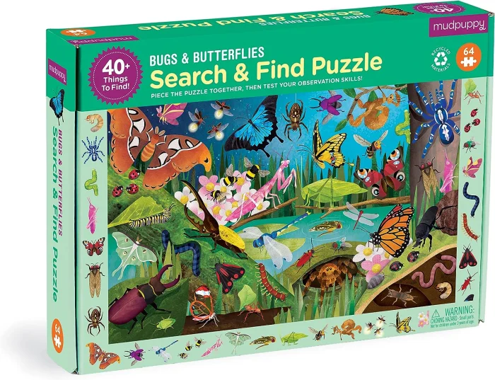 Bugs & butterflies Search & Find Puzzle (64 ks), puzzle