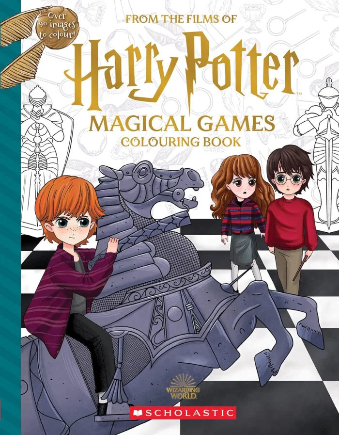 Magical Games Colouring book, omaľovánka