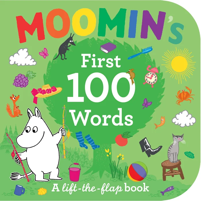 Moomin's First 100 Words, anglická kniha - leporelo