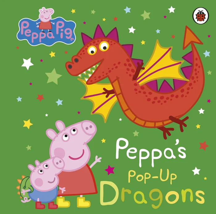 Peppa's Pop-Up Dragons, anglická kniha - leporelo