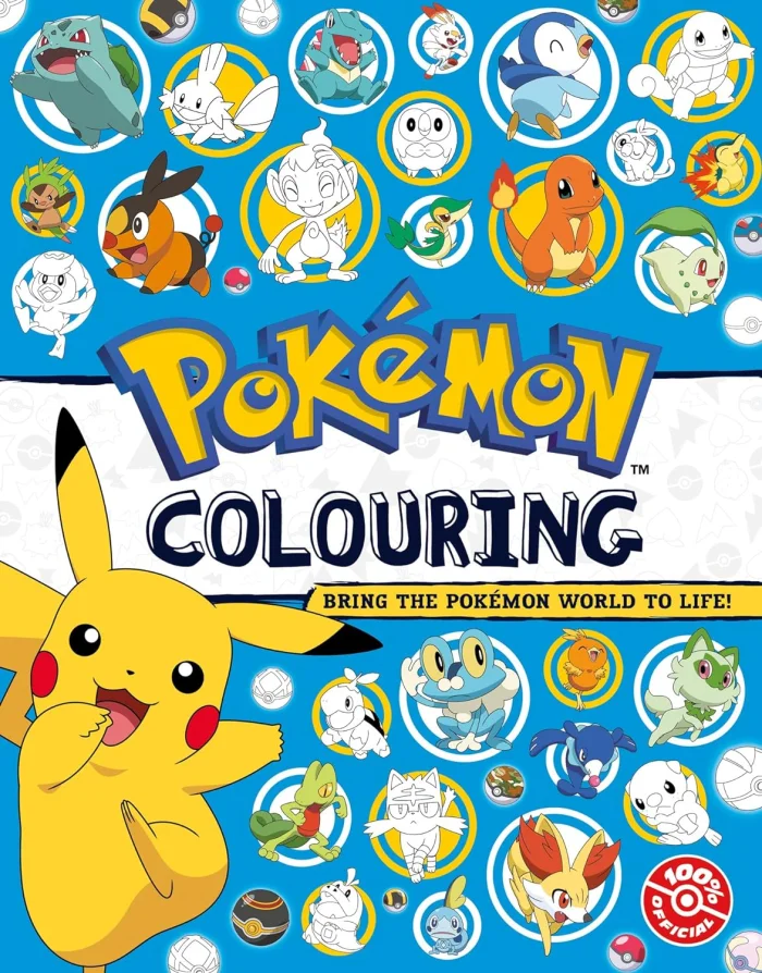 Pokémon Colouring, omaľovánka