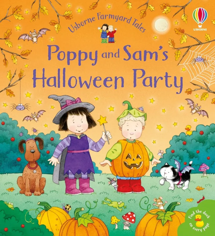 Poppy and Sam's Halloween Party, anglická kniha - leporelo