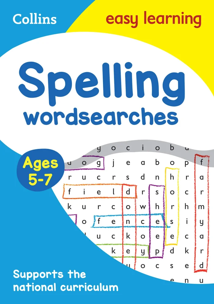Spelling WordSearches Ages 5-7, pracovný zošit