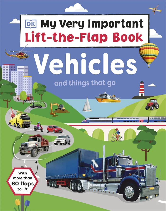 Vehicles and Things That Go, anglická kniha-leporelo
