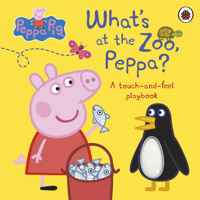What's At The Zoo, Peppa?, anglická kniha - leporelo