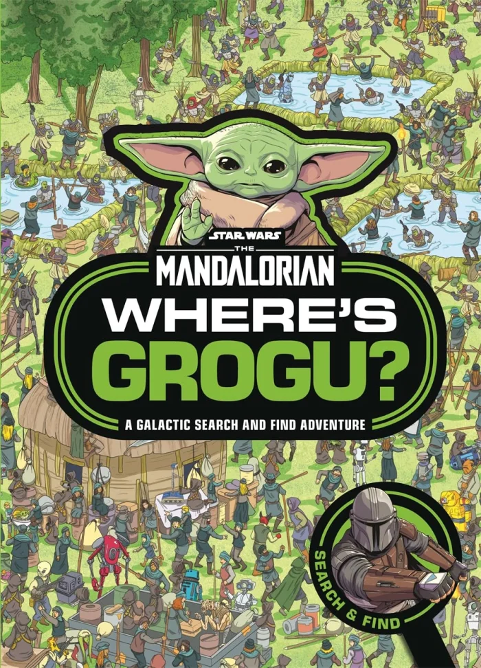Where's Grogu?, anglická kniha s úlohami
