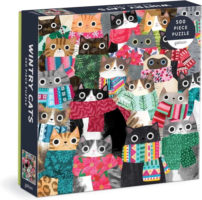 Wintry Cats (500ks), puzzle