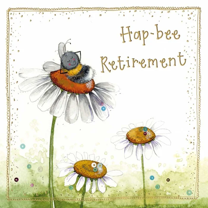 Bee Retired Card (S496), prianie