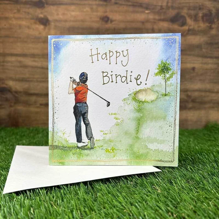 Birthday Card Birdie Golf (S478), prianie